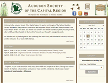 Tablet Screenshot of capitalregionaudubon.org